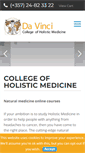 Mobile Screenshot of collegenaturalmedicine.com
